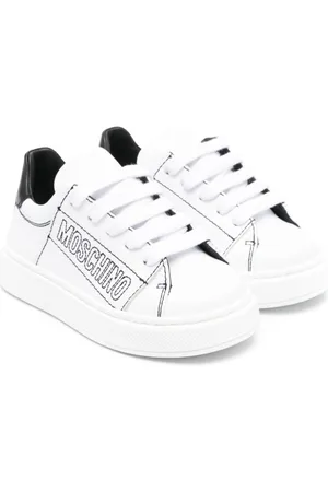 Moschino Tenis con logo bordado