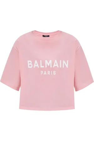 Balmain Playera con logo estampado