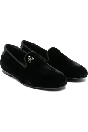 Philipp Plein Mocasines de terciopelo