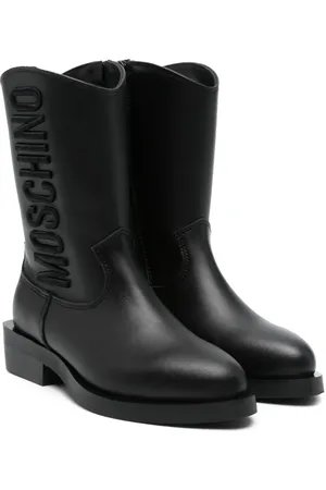 Moschino Botas con logo bordado