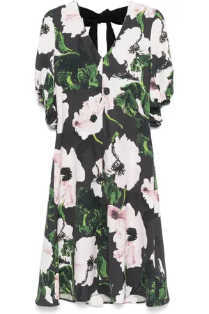 STINE GOYA Vestido midi Umber Windflower