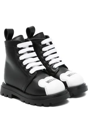 Moschino Botines con logo estampado
