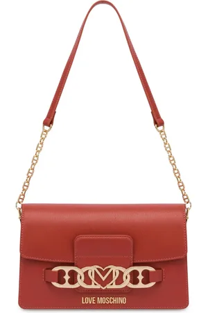 Moschino Bolsa de hombro con cadena de corazón