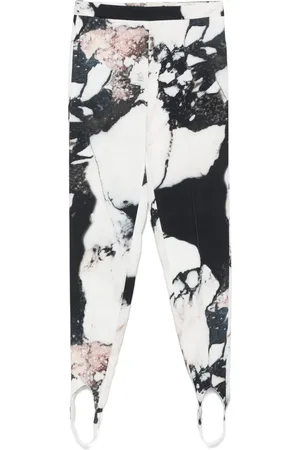 Roberto Cavalli Pantalones con estampado jaspeado