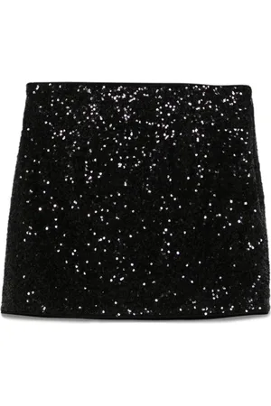 Frame Falda corta bordada con lentejuelas