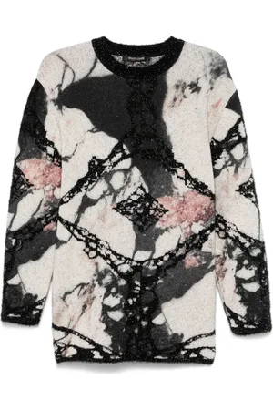 Roberto Cavalli Suéter con motivo abstracto