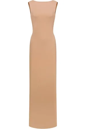 Alberta Ferretti Vestido de fiesta con panel drapeado