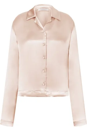 Serafini Camisa con efecto satinado