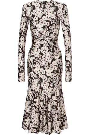 Serafini Vestido con estampado floral
