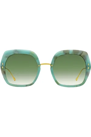 Isabel Marant Lentes de sol con logo grabado