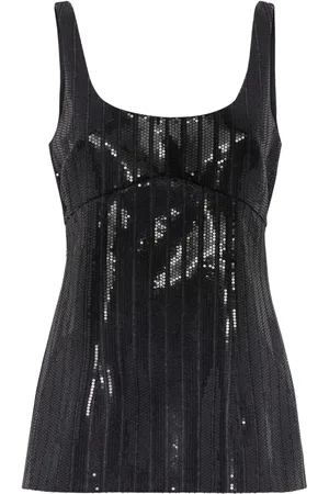 Brunello Cucinelli Blusa bordada con lentejuelas
