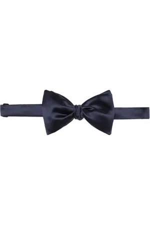 Brunello Cucinelli Corbata de moño con parche del logo