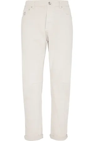 Brunello Cucinelli Jeans rectos con tiro medio