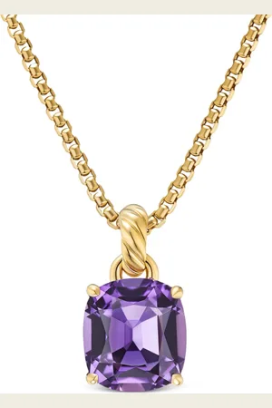 David Yurman Dije Marbella en oro amarillo de 18kt con amatista de 12mm