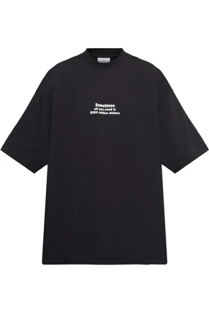 Vetements Playera con eslogan estampado