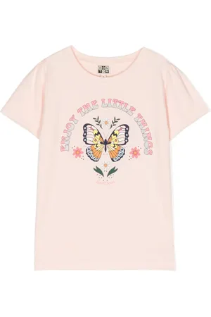 BONTON Playera con mariposas estampadas