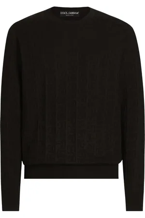 Dolce & Gabbana Suéter con logo en jacquard