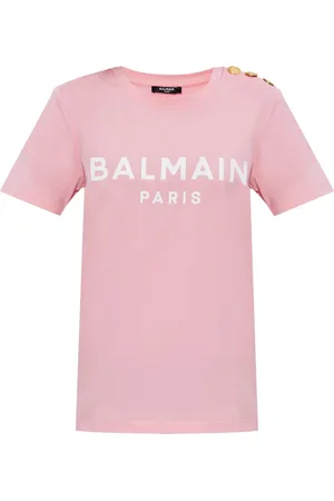 Balmain Playera con logo estampado