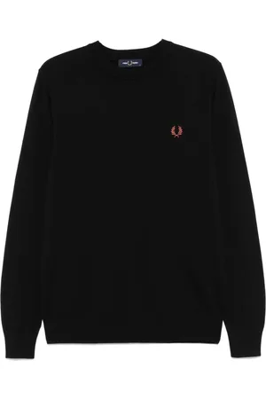 Fred Perry Suéter con logo bordado