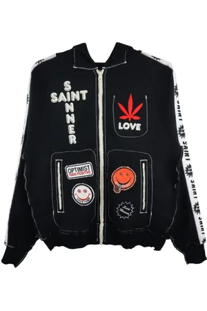SAINT MXXXXXX Hoodie con logo estampado de x A LOVE MOVEMENT