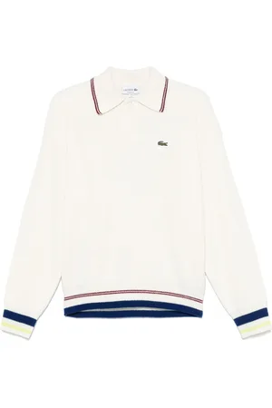 Lacoste Playera tipo polo con manga larga