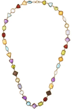 SwaytaSha Collar en oro amarillo de 18kt con gemas