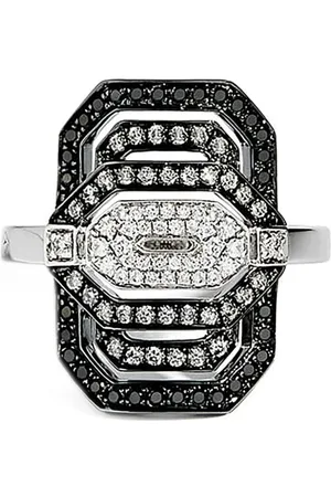 Statement Anillo My Way Gradient mini en plata de ley con diamante