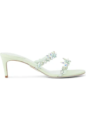 RENE CAOVILLA Mules Cleo con tacón 80mm