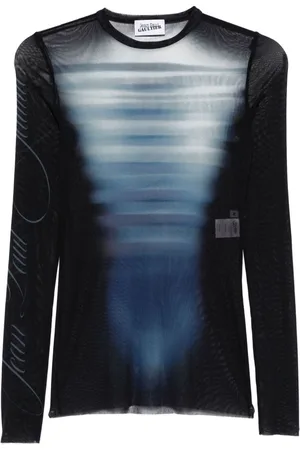 Jean Paul Gaultier Top de malla con estampado Le Male