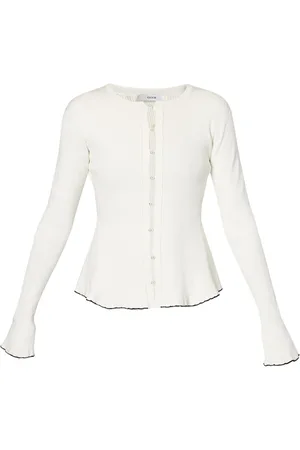 Erdem Blusa tejida de canalé