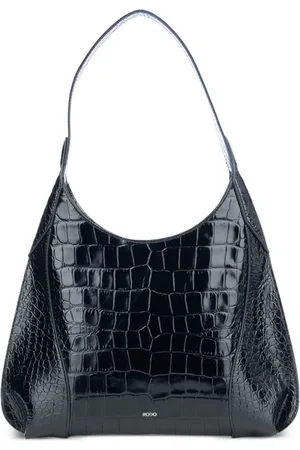 RODO Bolsa de hombro con efecto de piel de cocodrilo