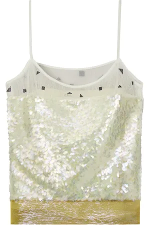Tory Burch Camiseta con mangas farol
