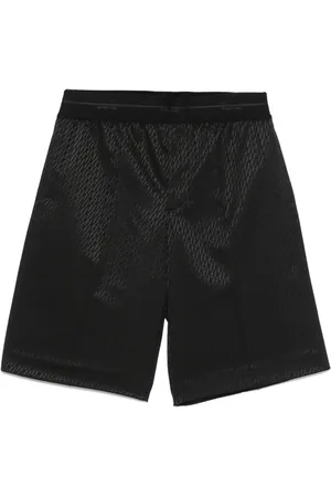 Helmut Lang Bermudas con logo en jacquard