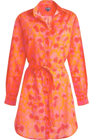 Vilebrequin Vestido camisero voile