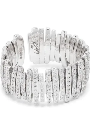 Suzanne Kalan Anillo en oro blanco de 18kt con diamante