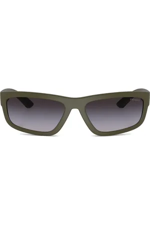 Prada Lentes de sol con armazón rectangular