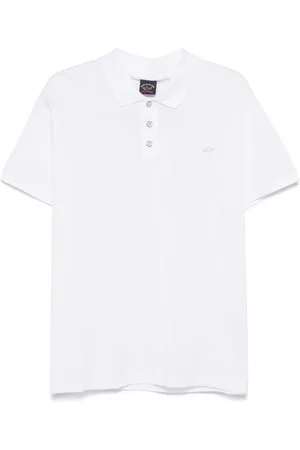 Paul & Shark Playera tipo polo con placa de logo