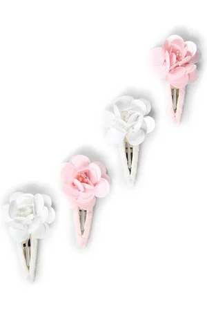 Self-Portrait Pack de cuatro clips para el cabello con flores de lentejuelas