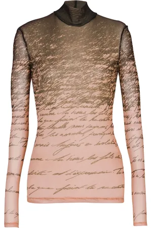 Balmain Top con estampado Love Letter