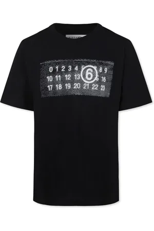 Maison Margiela Playera con números estampados
