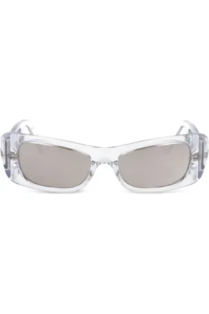 VERSACE Lentes de sol con armazón rectangular