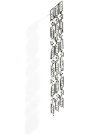 Statement Arete Anyway en plata de ley con diamante