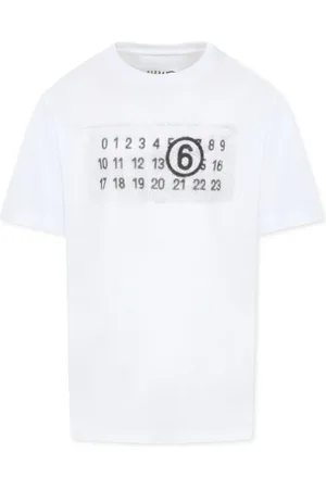 Maison Margiela Playera con números estampados