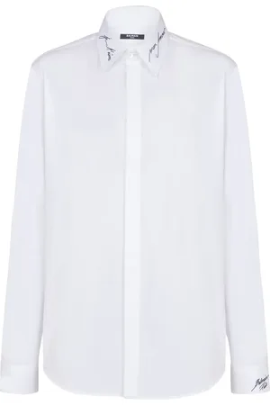 Balmain Camisa con logo bordado
