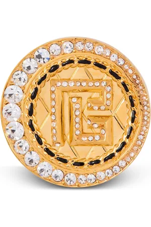 Balmain Broche con detalles de strass