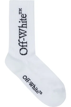 OFF-WHITE Calcetines con logo en jacquard