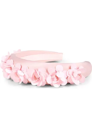 Self-Portrait Diadema con apliques florales