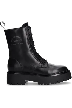 Karl Lagerfeld Botines con logo estampado