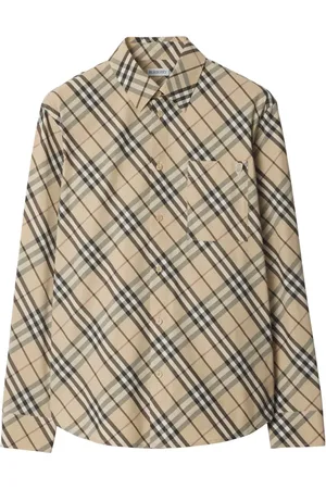 Burberry Camisa con cuadros estampados