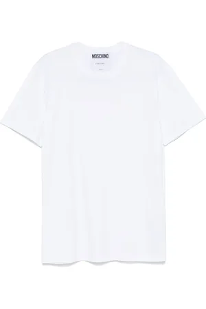 Moschino Playera con logo en relieve